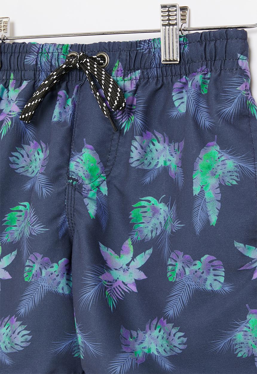 Quiksilver - Tropical gold volley 17 yth - insignia blue