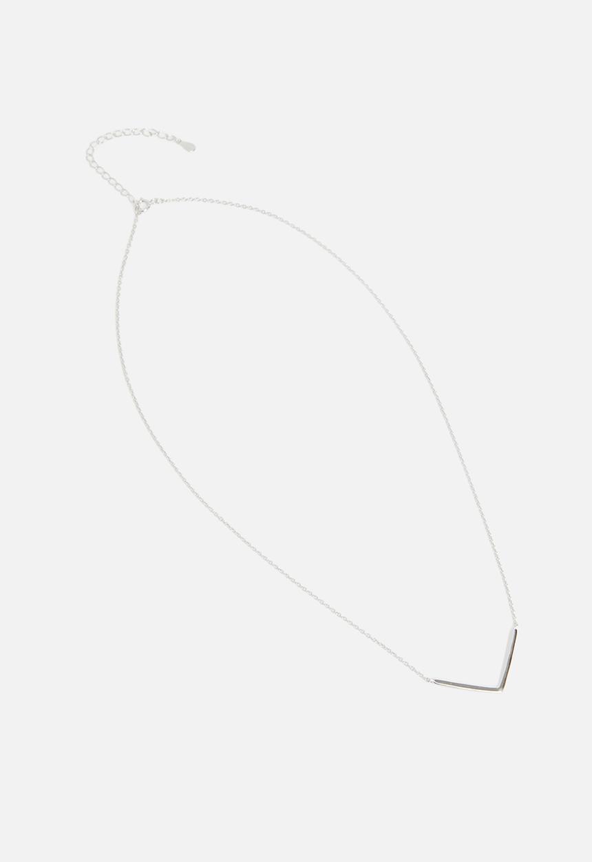 Superbalist - Sterling silver triangle necklace - silver