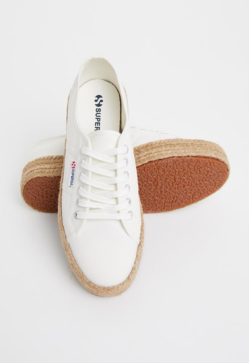 SUPERGA - 2730 Rope mid platform - white avoria