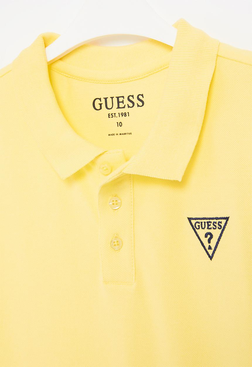 GUESS - Core embroider golfer - yellow