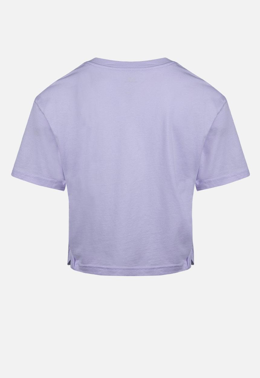 Converse - Converse short sleeve ruched knit top  - violet frost