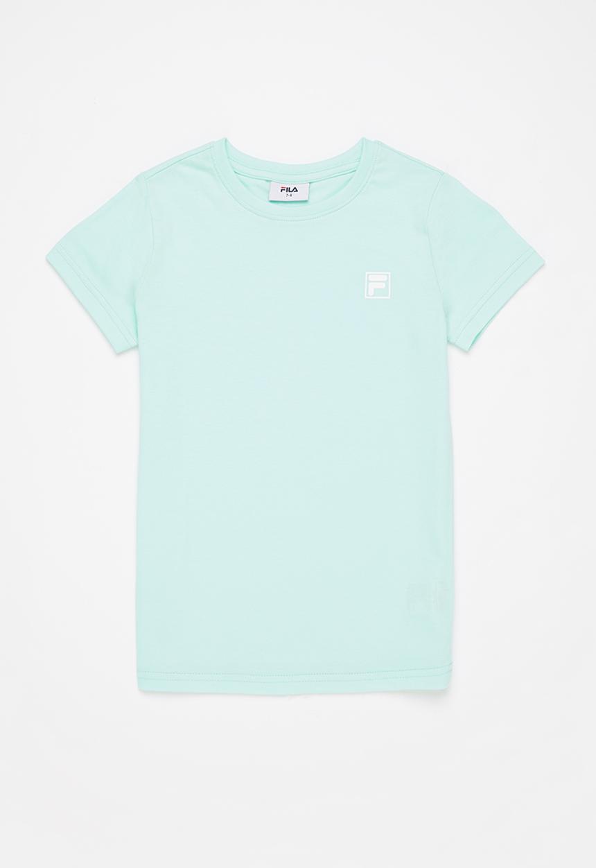 FILA - Mono f-box print T-shirt - tranquility blue