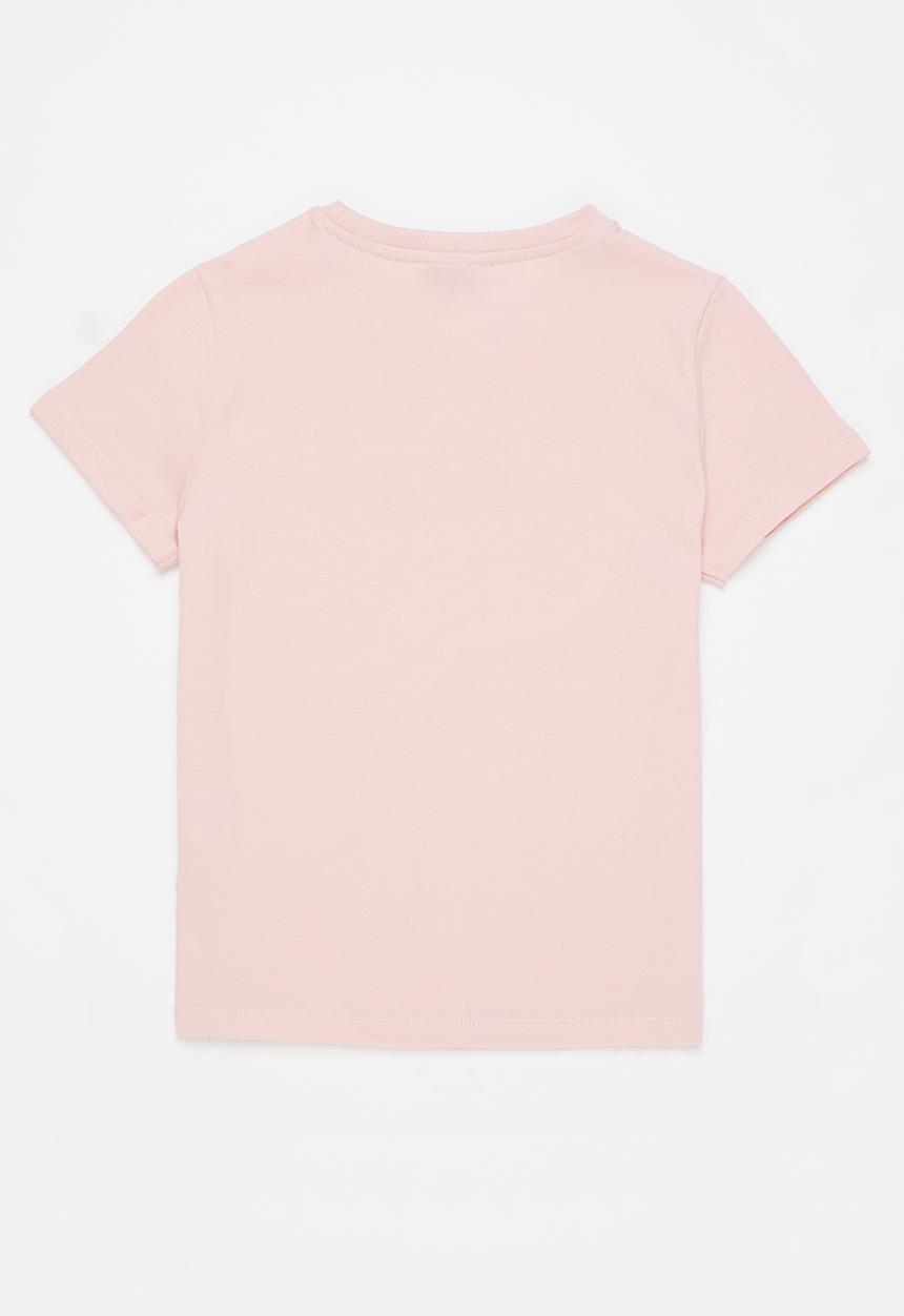 FILA - Mono deckle T-shirt - coral blush