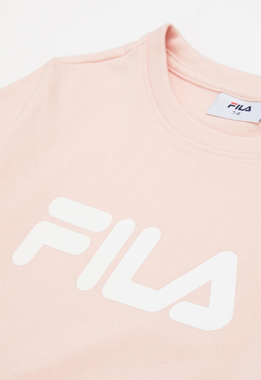 FILA - Mono deckle T-shirt - coral blush