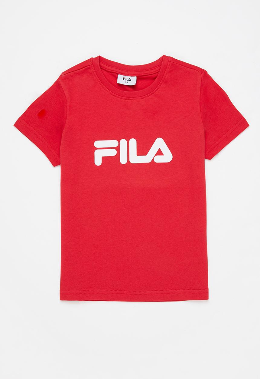 FILA - Mono deckle T-shirt - red