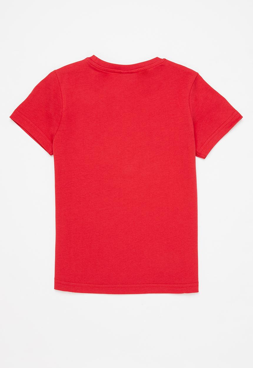 FILA - Mono deckle T-shirt - red