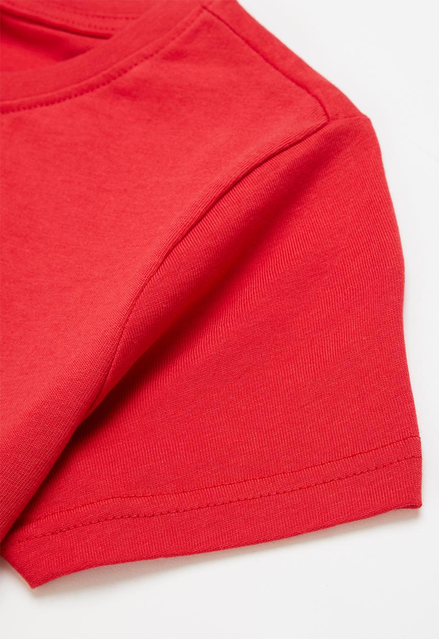 FILA - Mono deckle T-shirt - red