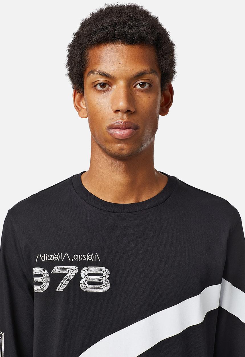 Diesel  - T-just-ls-e2 T-shirt - black