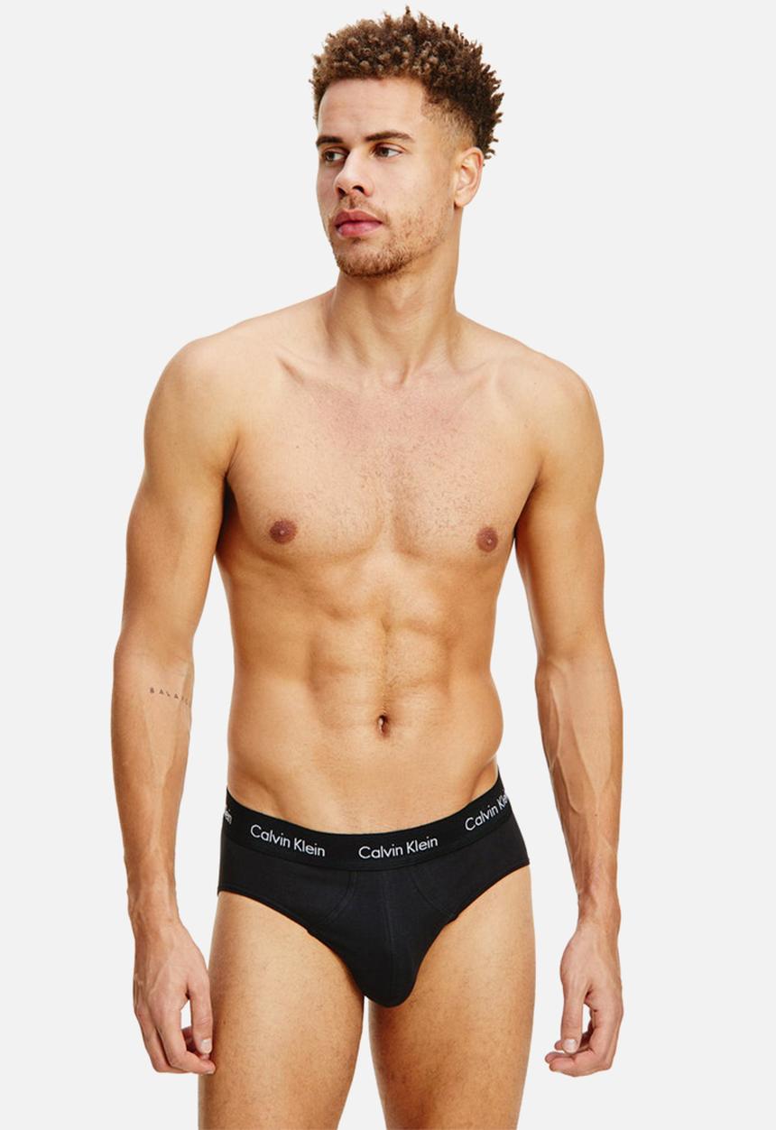Calvin Klein - 3 Pack hip brief - black