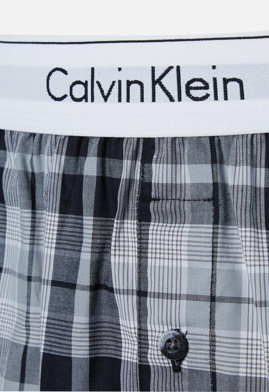Calvin Klein - Woven boxer slim 2 pack - ryan stripe d well/ hickory plaid b