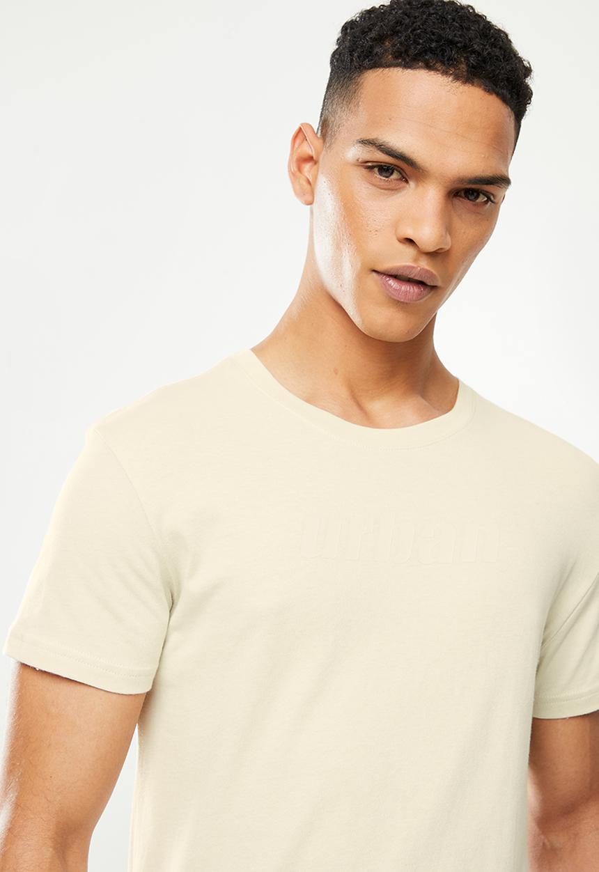 urban° - Urban printed short sleeve tee - stone
