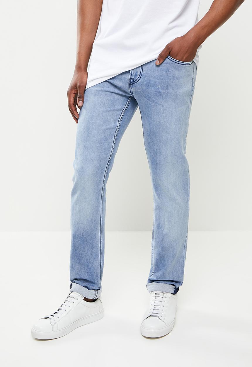 Pringle of Scotland - Light blue slim fit denim - light blue