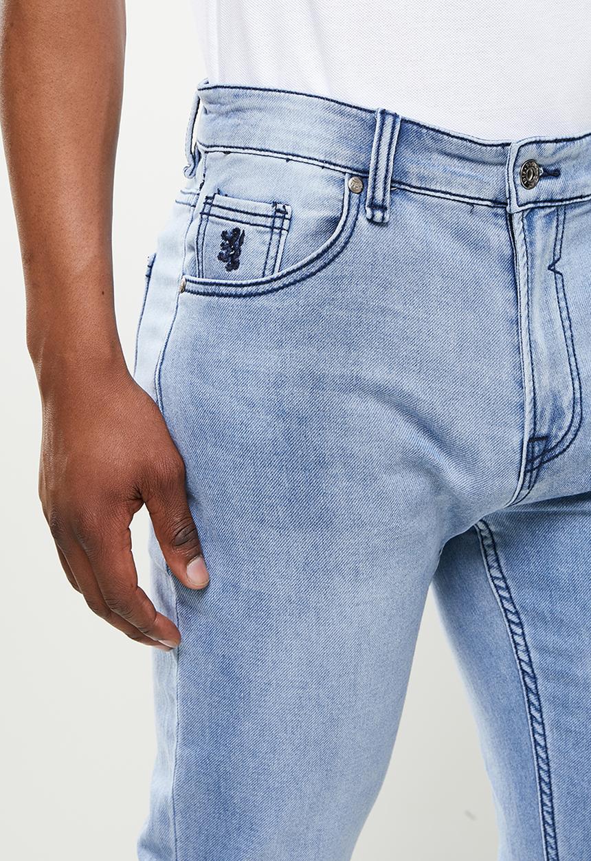 Pringle of Scotland - Light blue slim fit denim - light blue