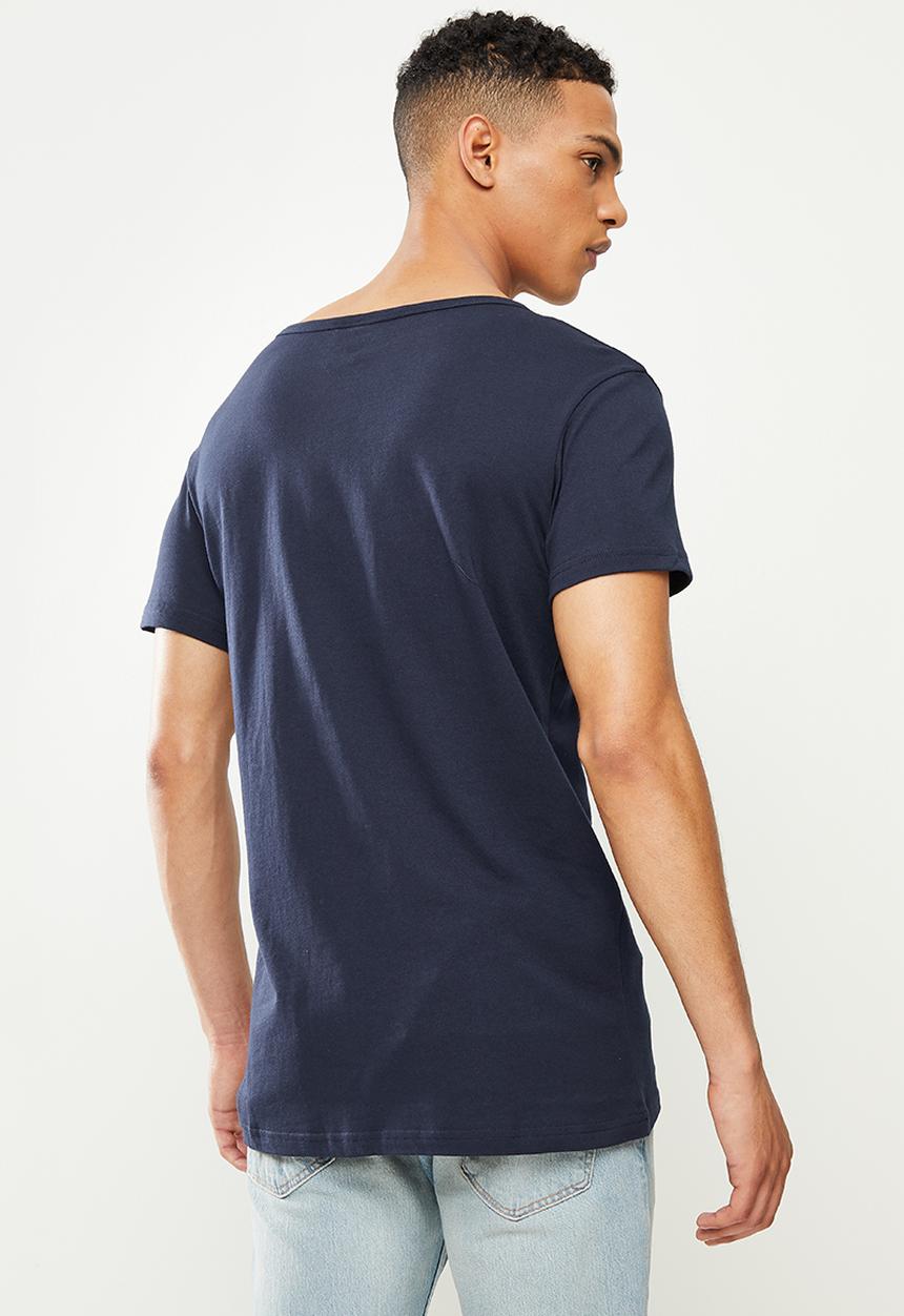 urban° - Urban v-neck short sleeve tee - navy