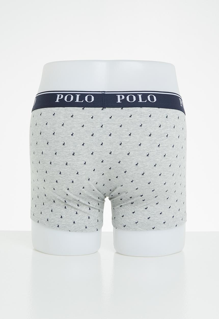 POLO - Classic knit boxer 3-pack - grey