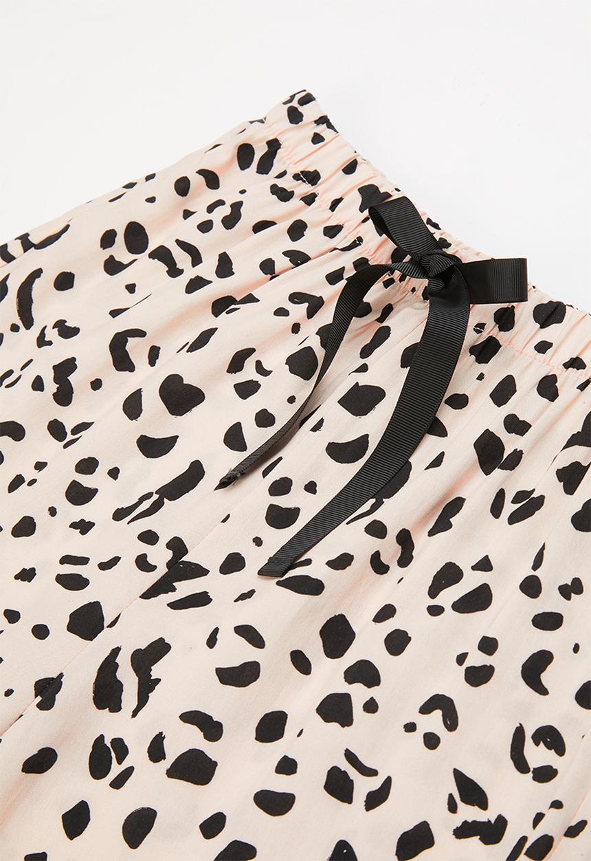 Superbalist - Sleep tee & short - black & pink print
