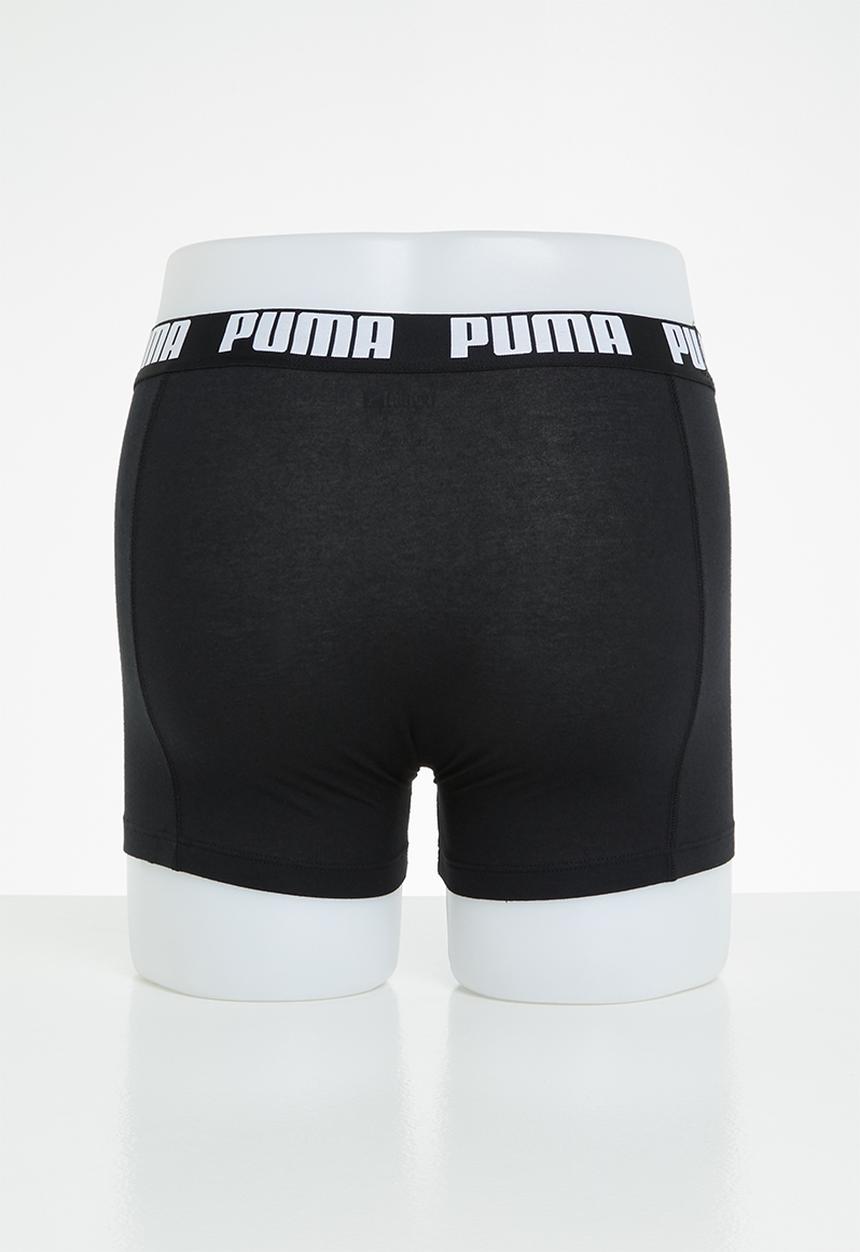 PUMA - Puma basic boxer 2-pack - white & black 
