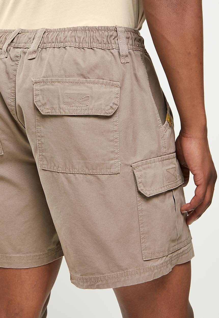 JEEP - Elasticated wb mountain  short-bark-jeep