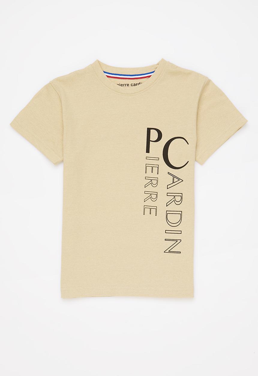 Pierre Cardin - Heritage crew neck tee - stone
