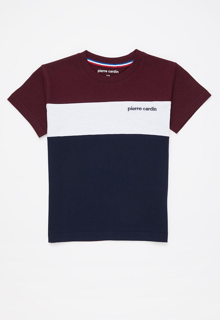 Pierre Cardin - Colour block - burgundy & navy 