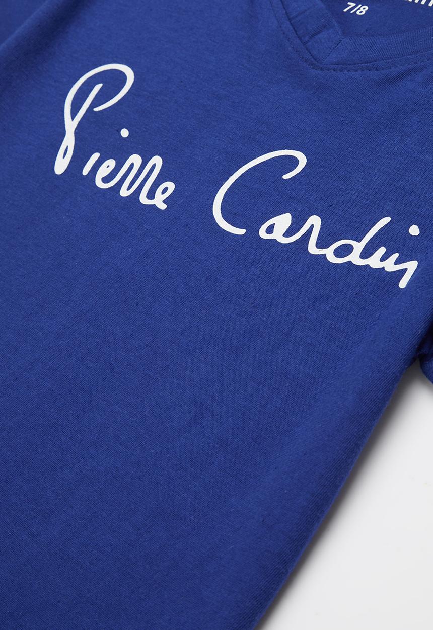 Pierre Cardin - Signature heritage v-neck - blue