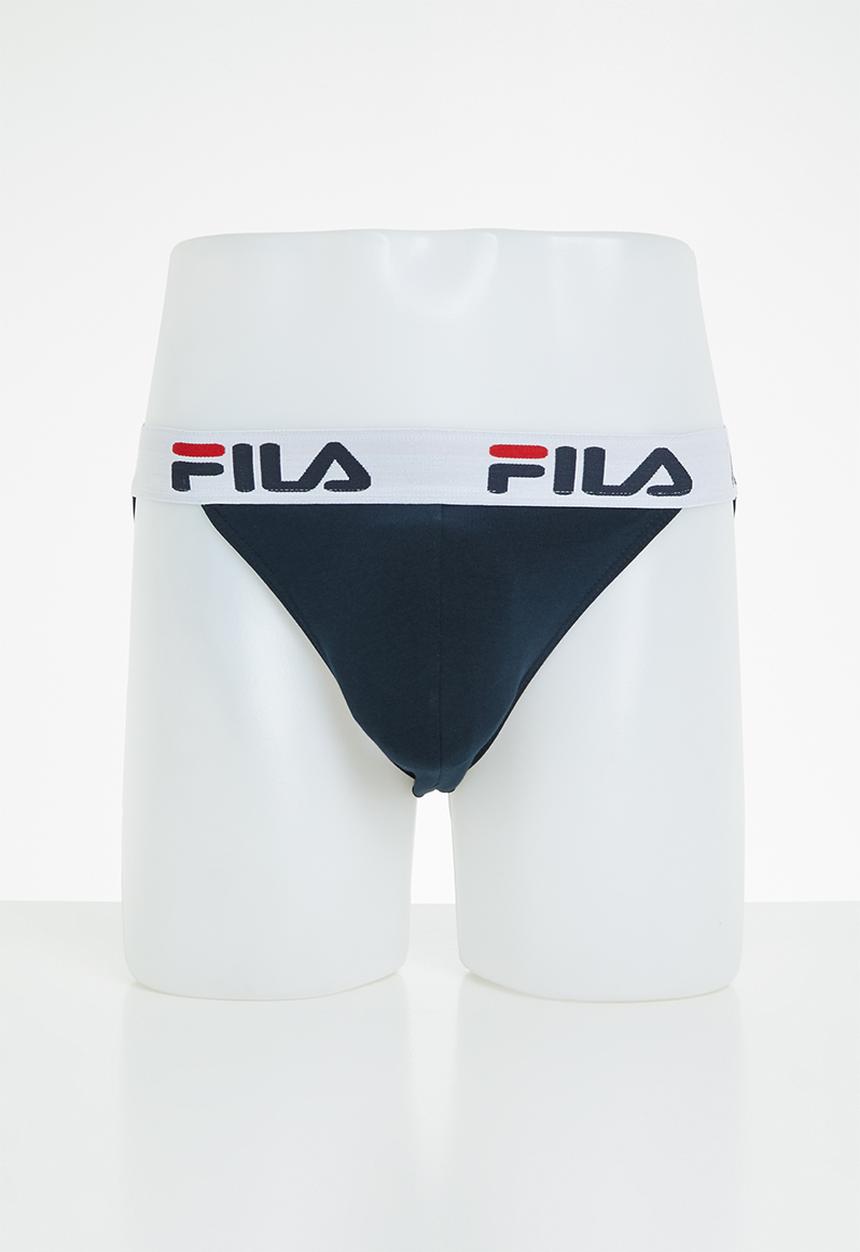 FILA - M35 2 pack tangas - navy & grey 