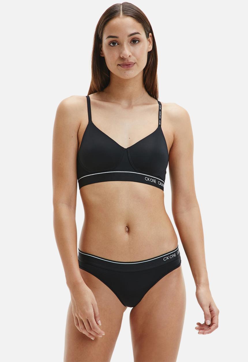 Calvin Klein - Lightly lined bralette - black