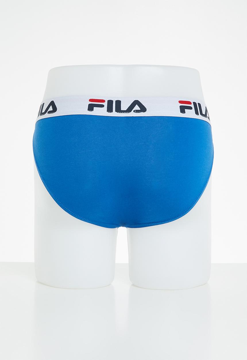 FILA - M34 2 pack tangas - black & blue