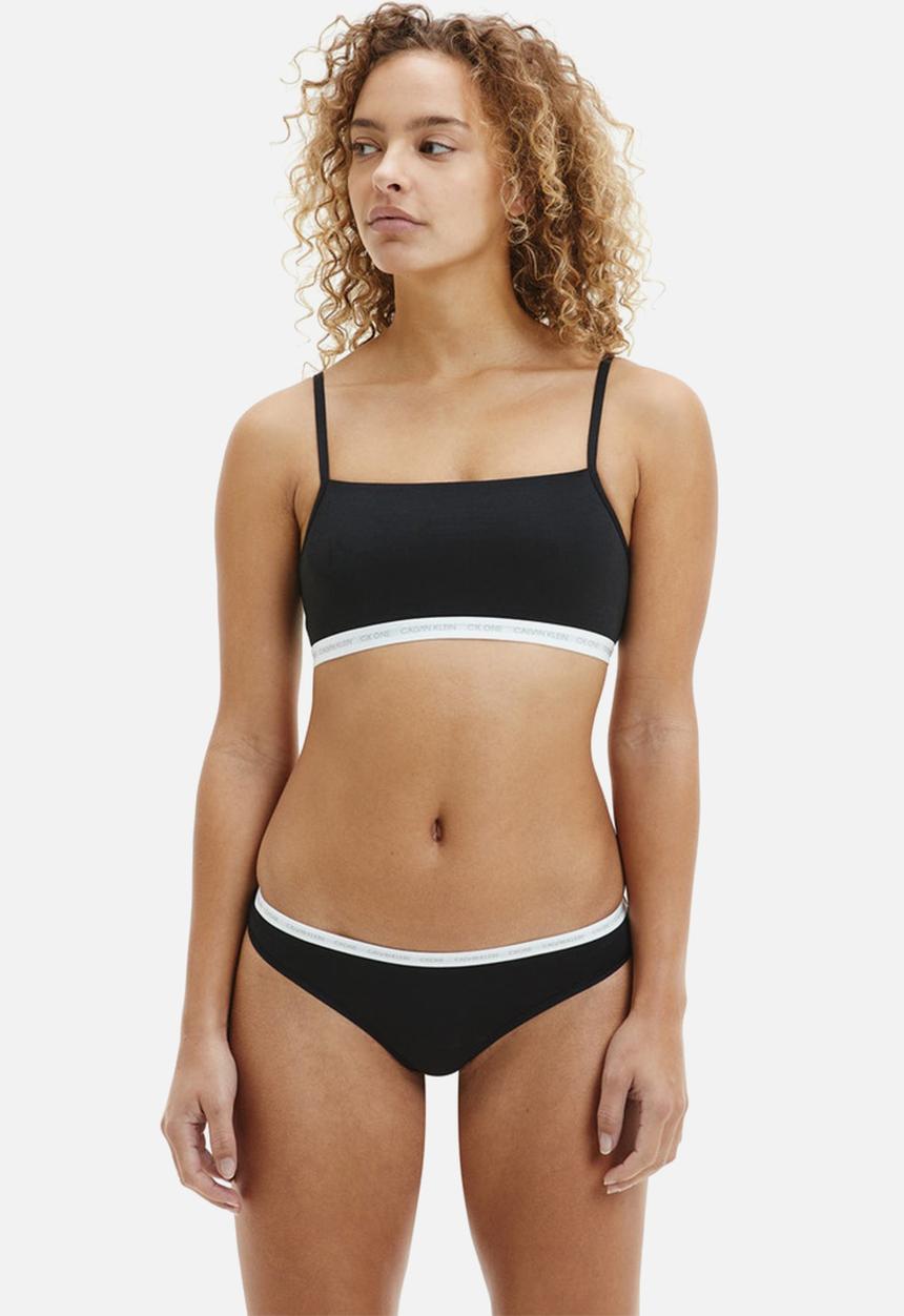 Calvin Klein - Thong 2 pack - black