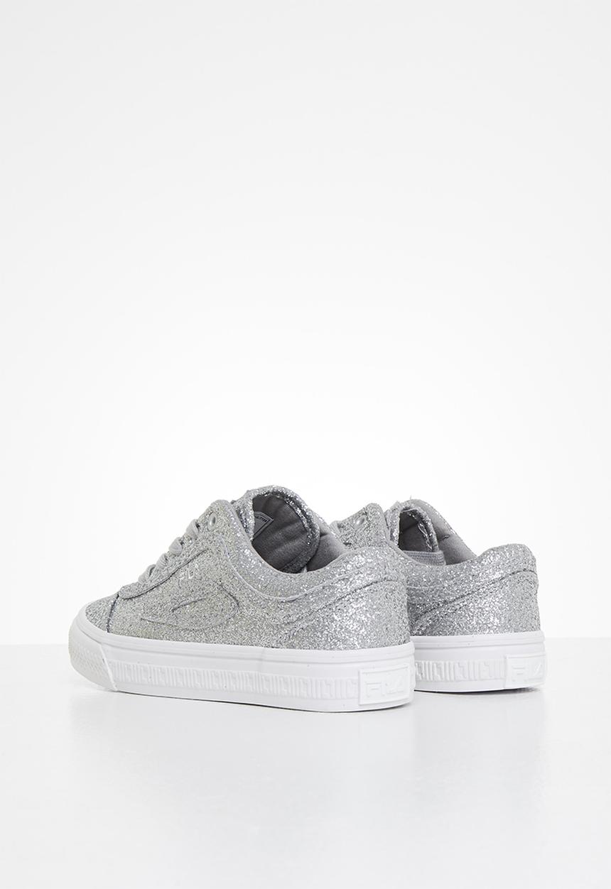 FILA - Classic border 2 glitter - silver glitter & white