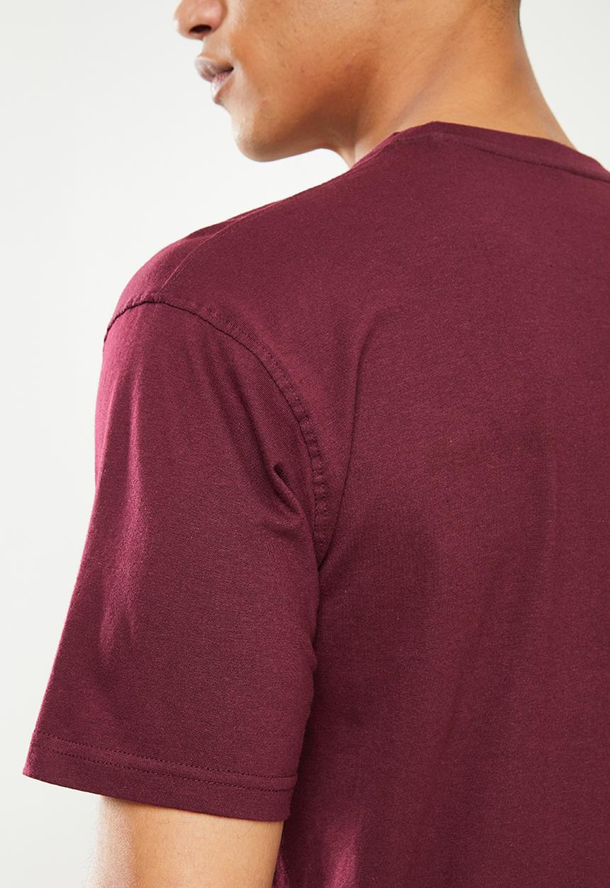 Pierre Cardin - Cut & sew colour block - maroon
