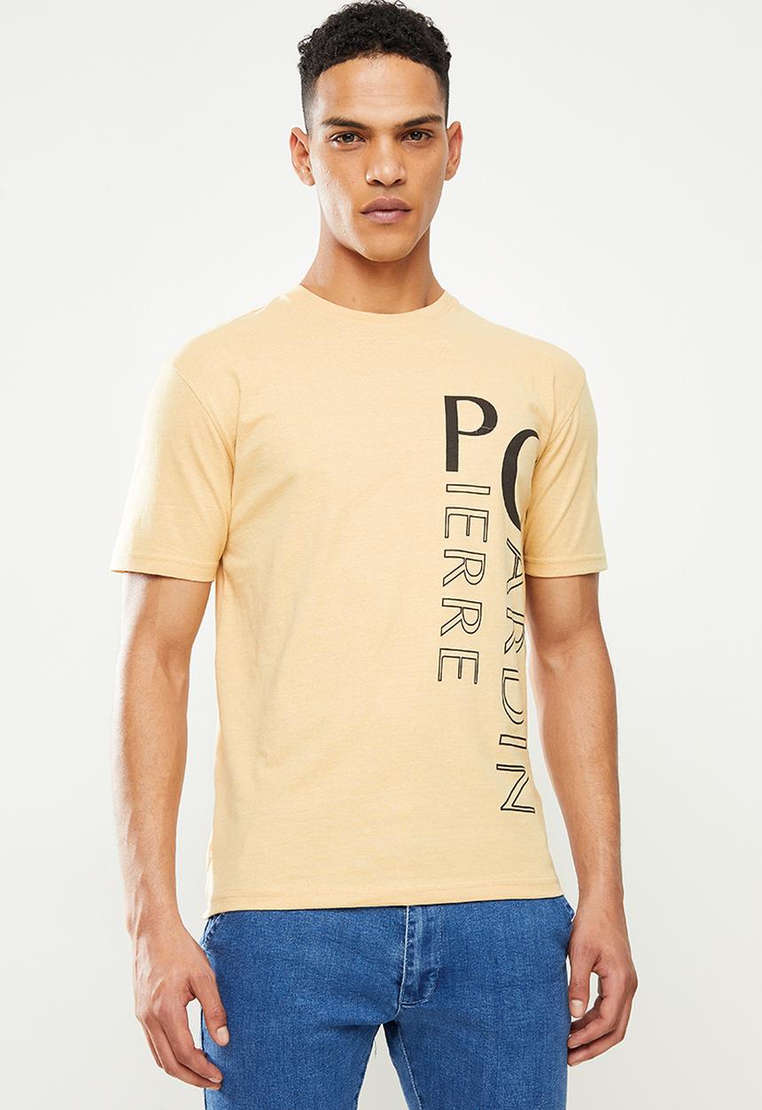 Pierre Cardin - Heritage crew neck t-shirt - stone