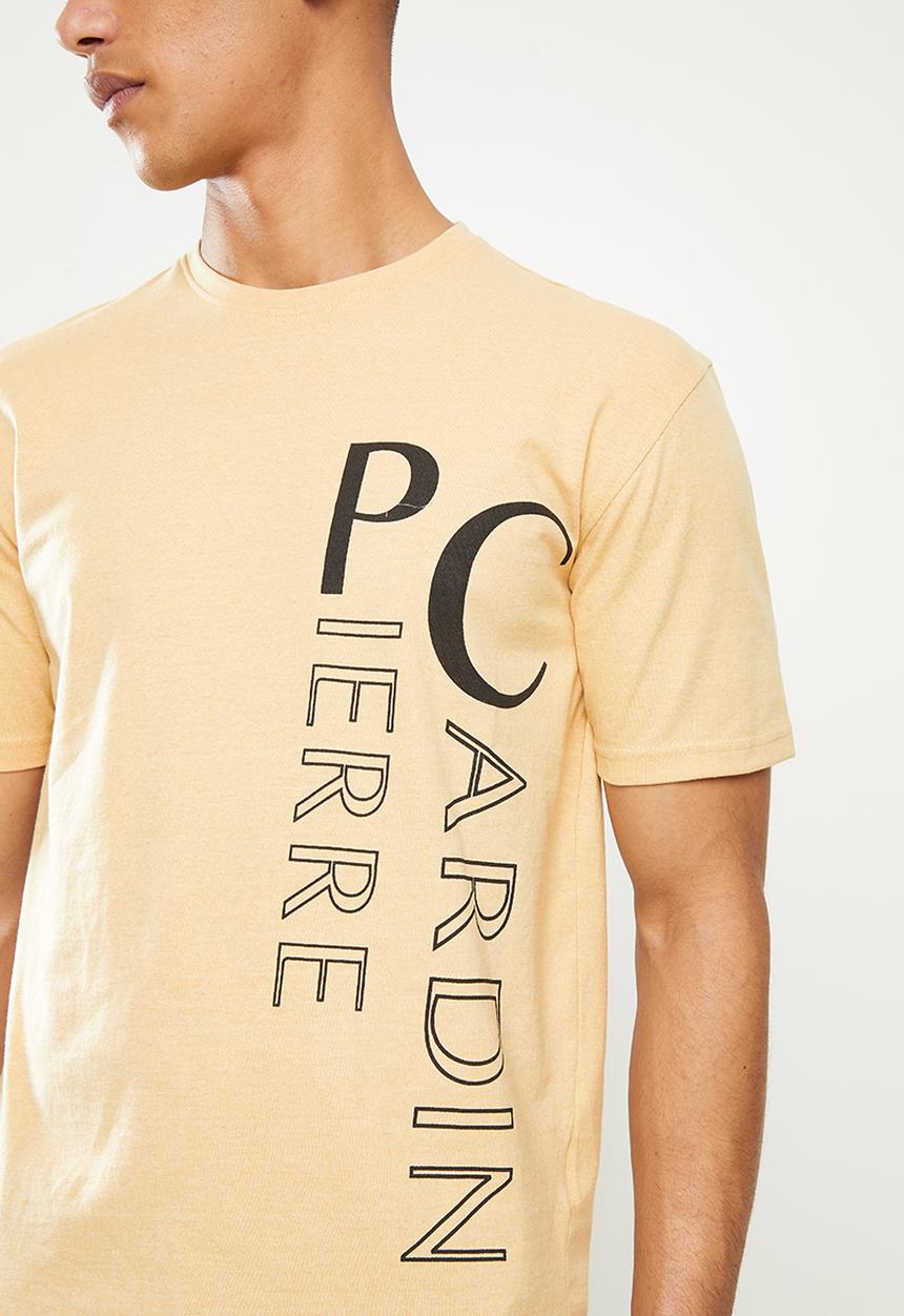 Pierre Cardin - Heritage crew neck t-shirt - stone