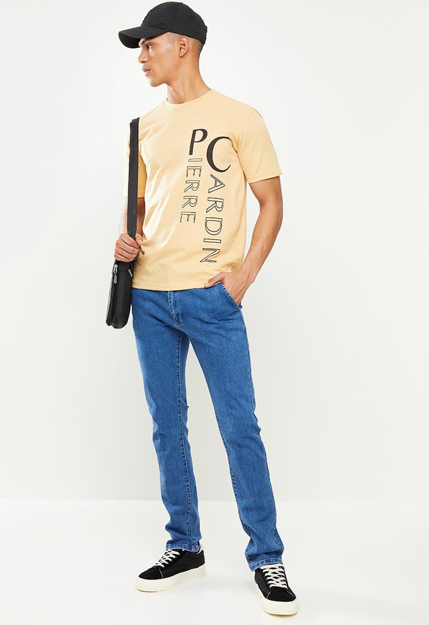 Pierre Cardin - Heritage crew neck t-shirt - stone