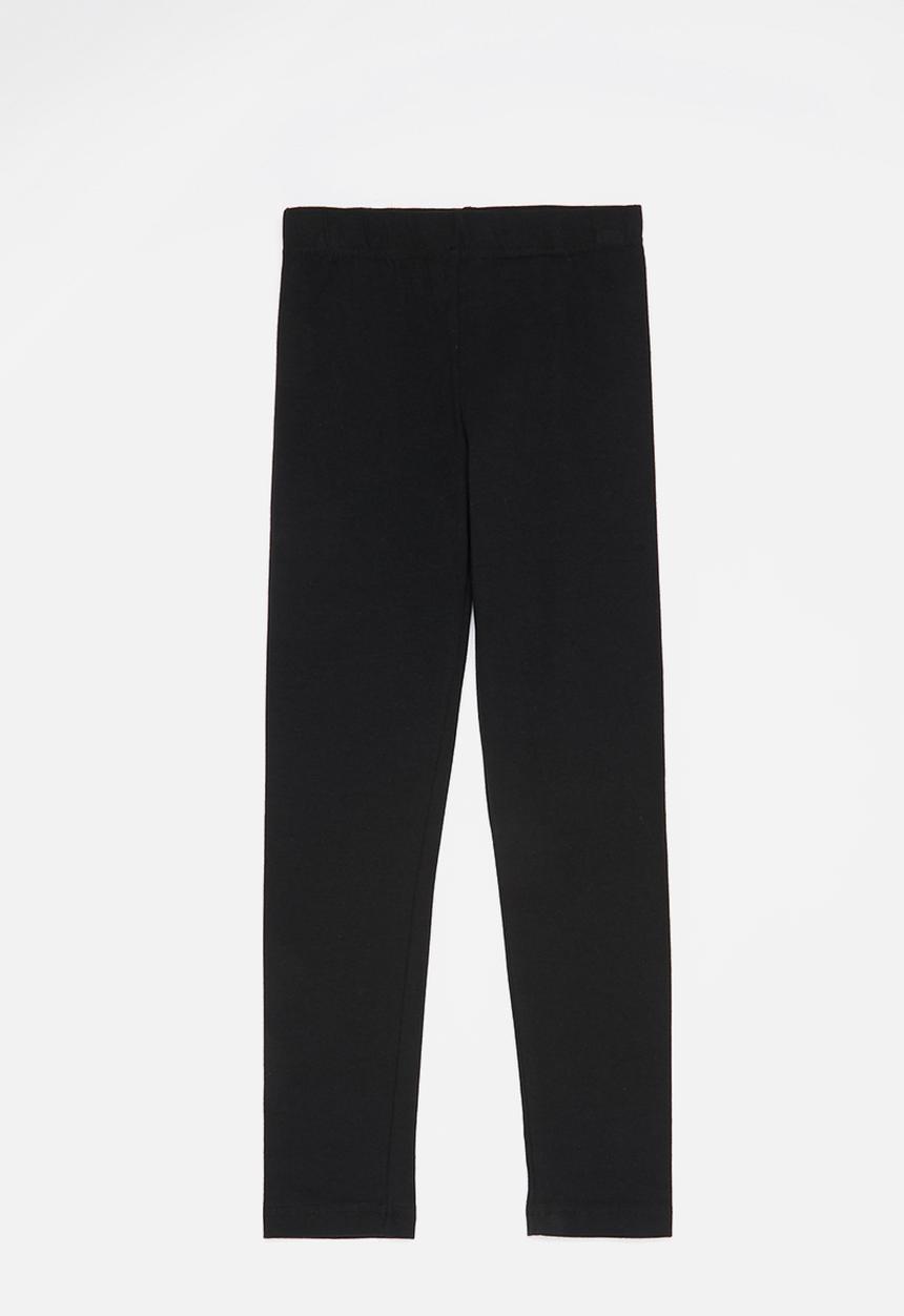 Pop Candy - Younger girls 2 pack leggings - black/black