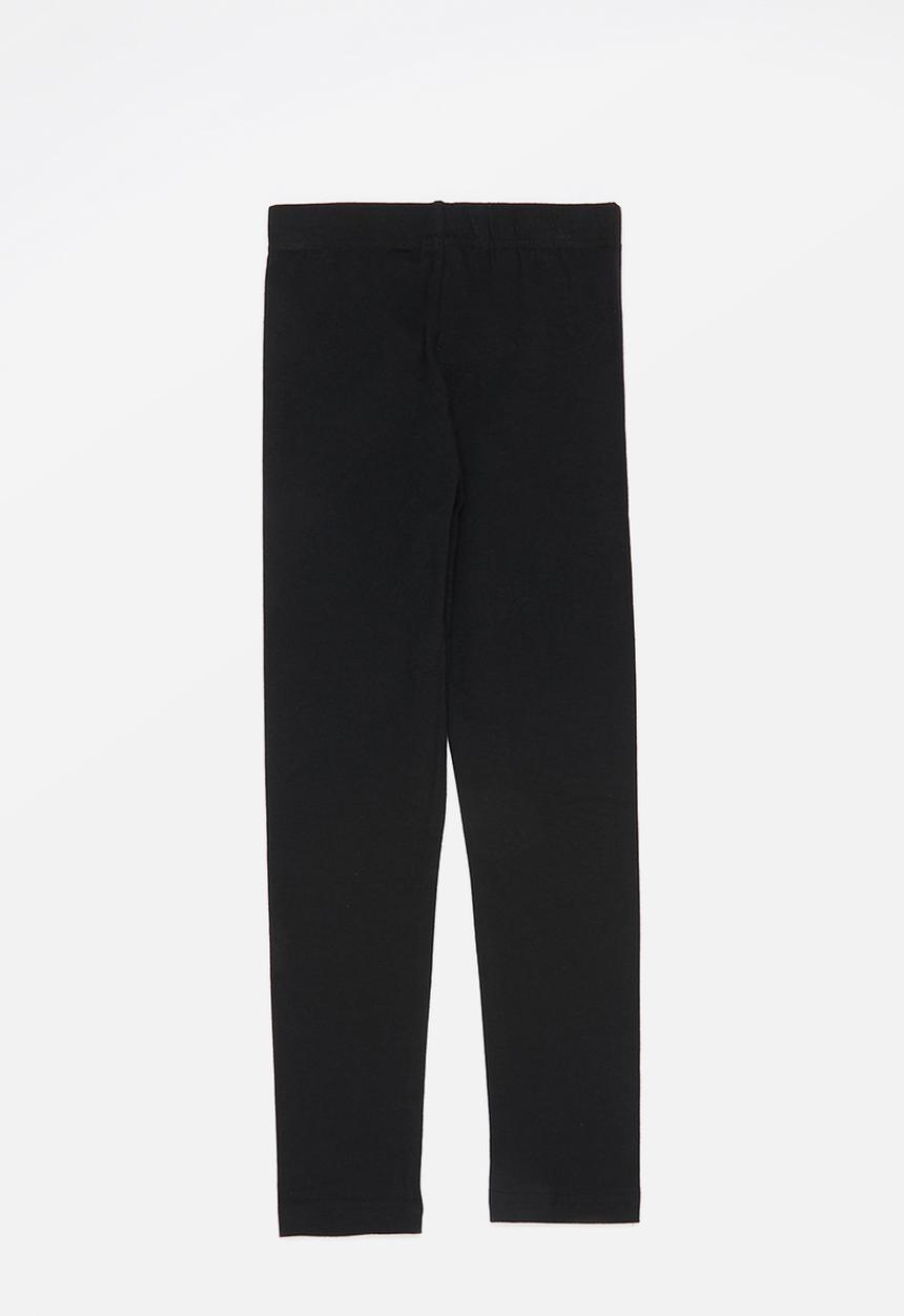 Pop Candy - Younger girls 2 pack leggings - black/black