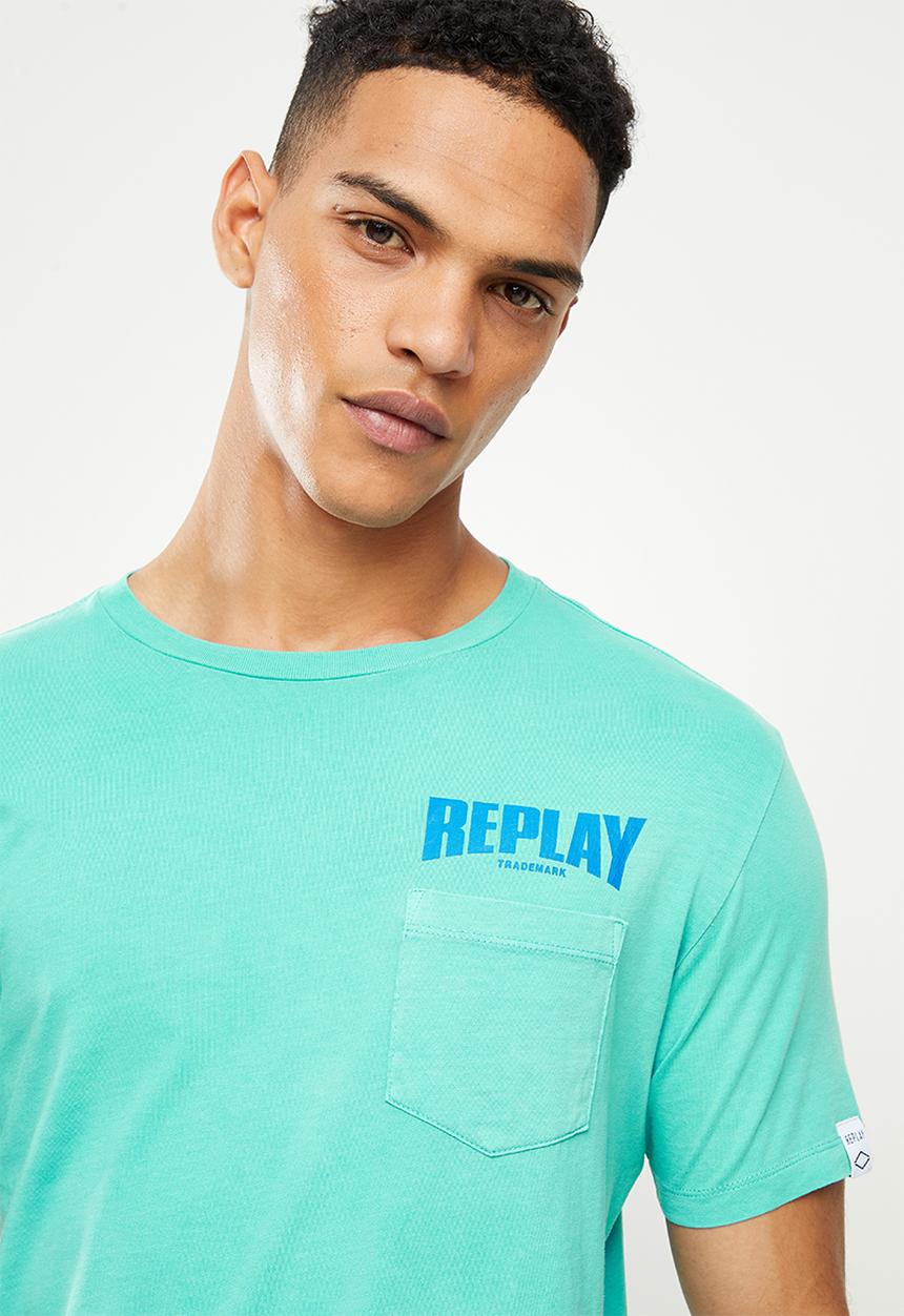 Replay - Pocket tee - teal