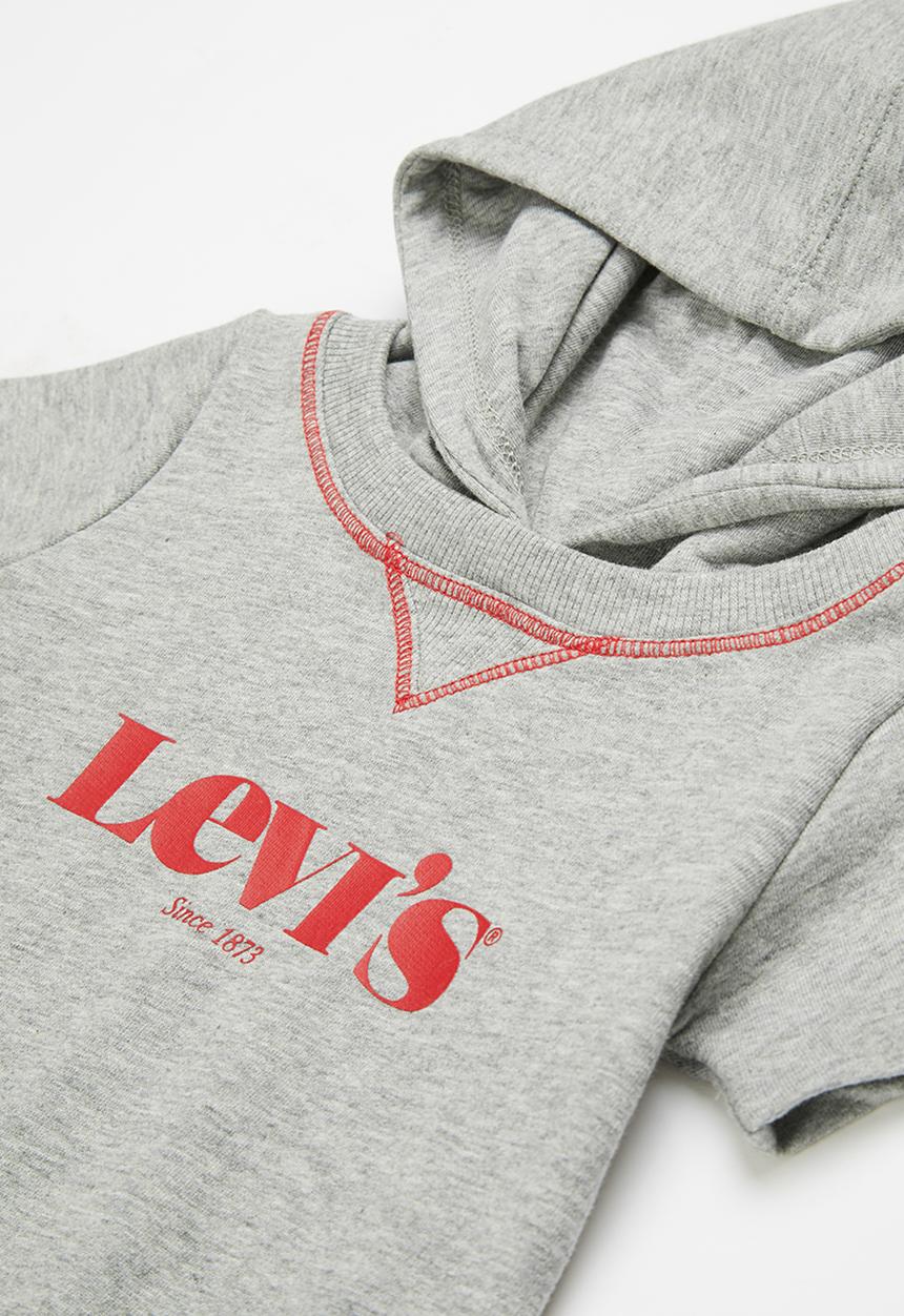 Levi’s® - Hooded graphic romper - grey