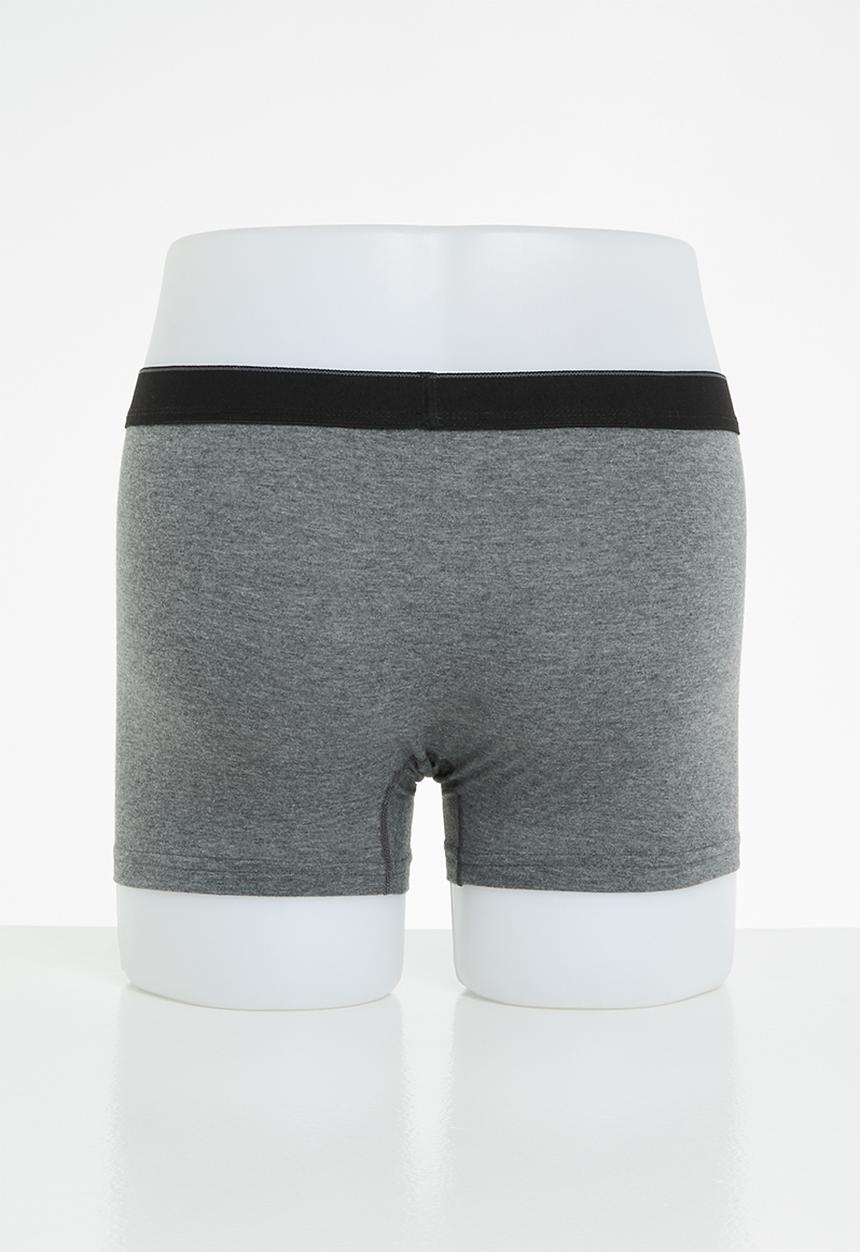 Trendyol - Sam plain 3 pack boxers - grey