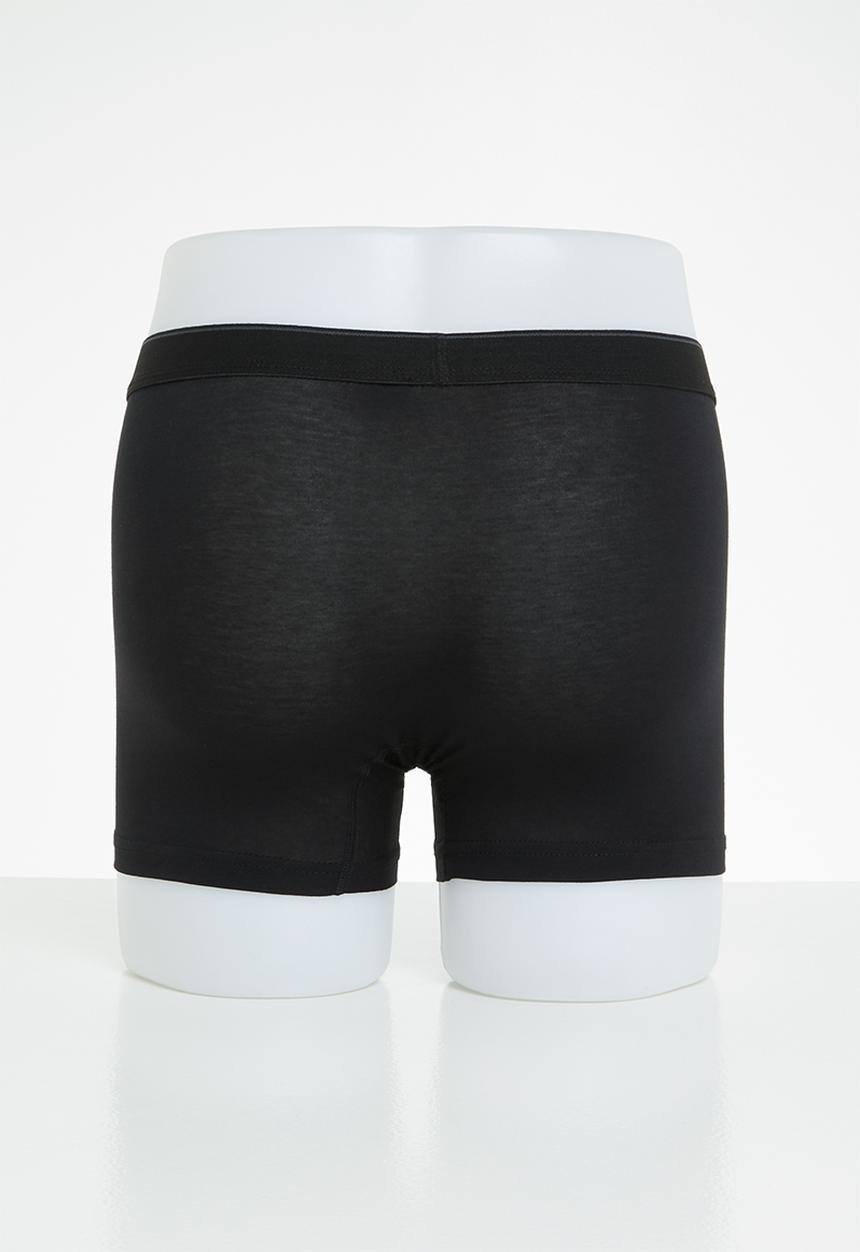 Trendyol - Sam plain 3 pack boxers - black