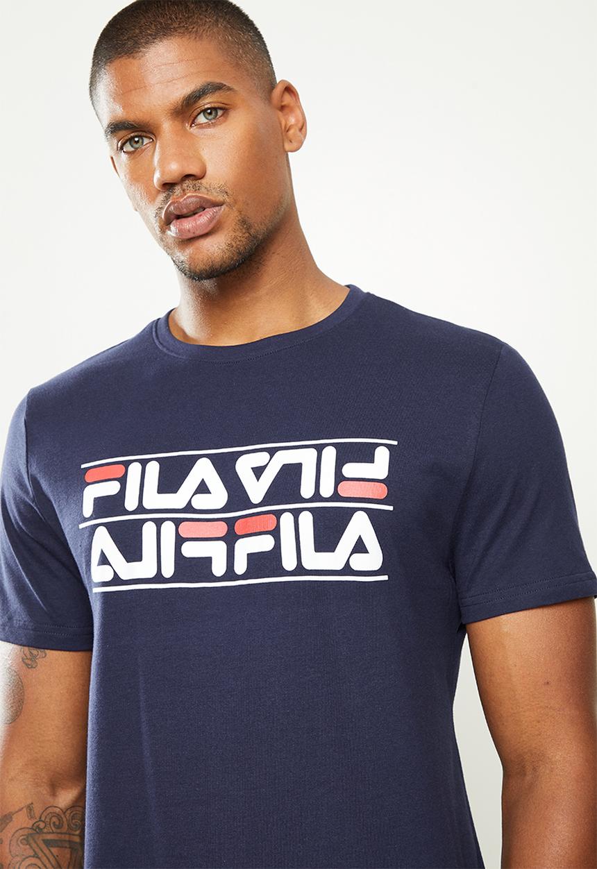 FILA - Conner short sleeve tee - peacoat