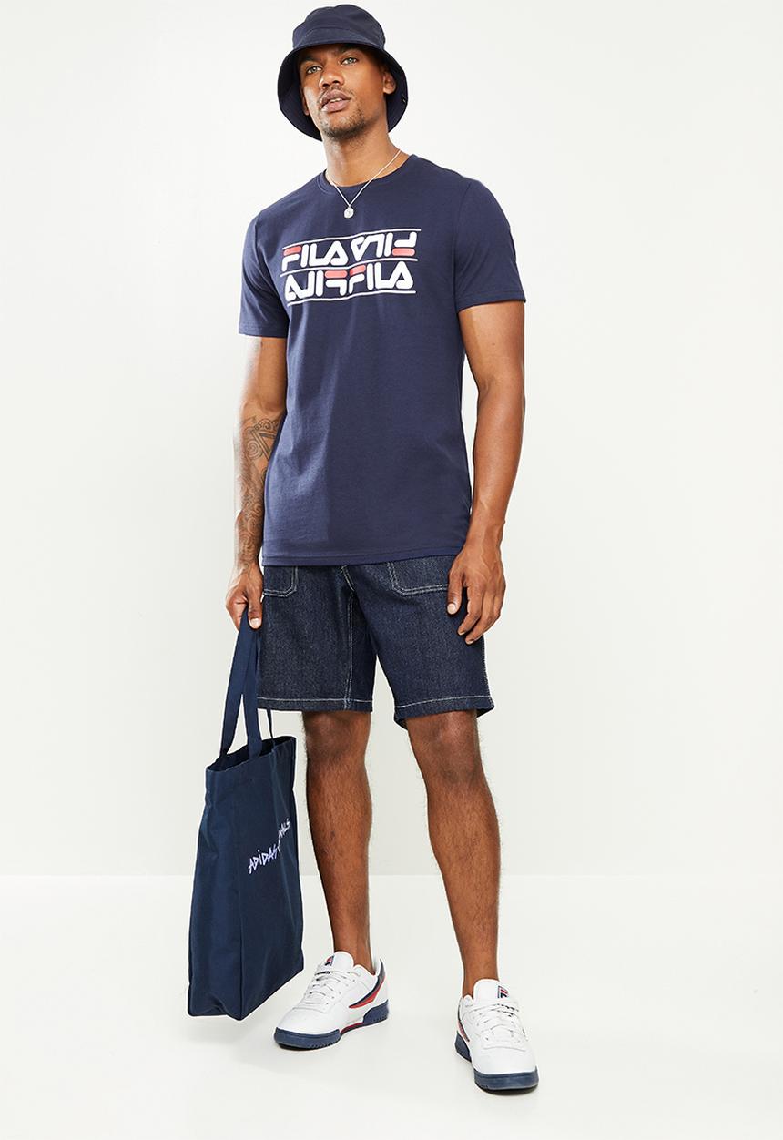 FILA - Conner short sleeve tee - peacoat