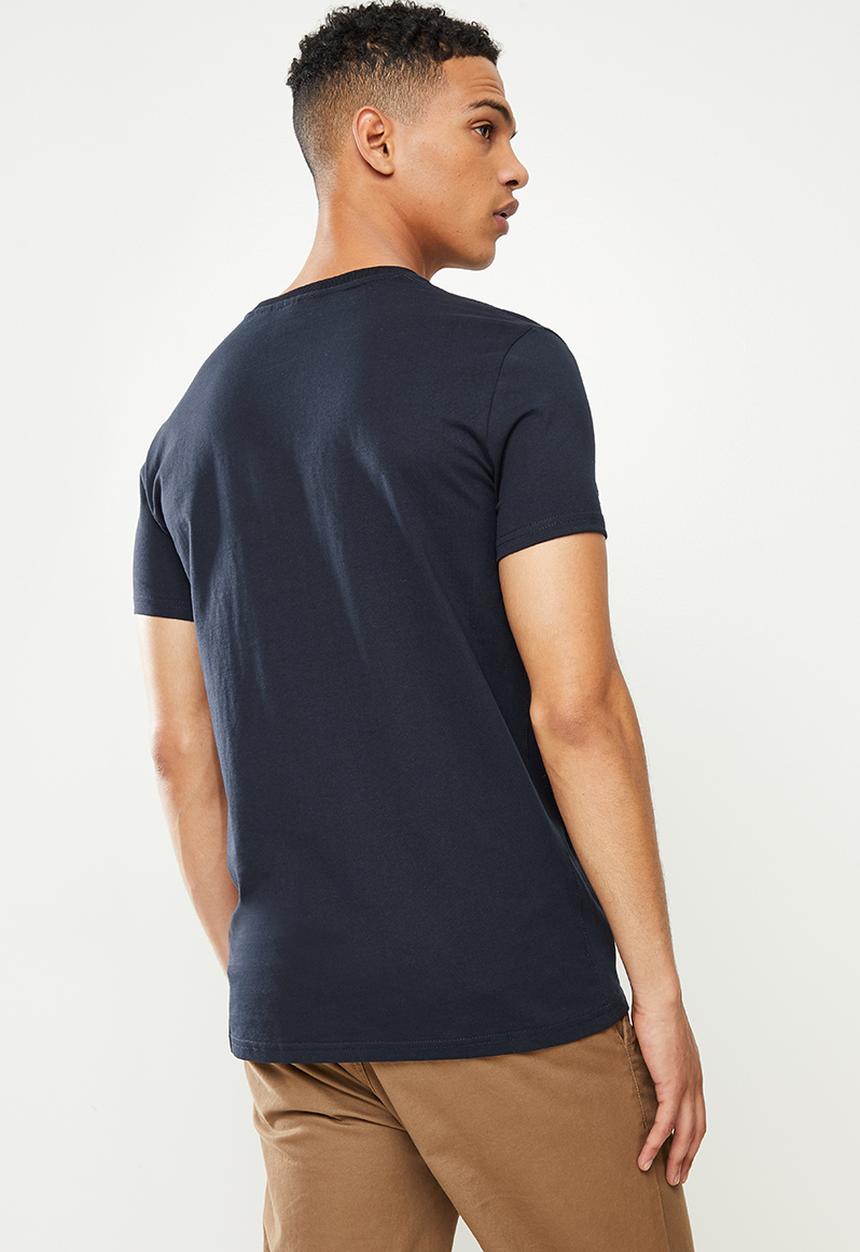 Superdry. - Sportstyle chenille tee - deep navy
