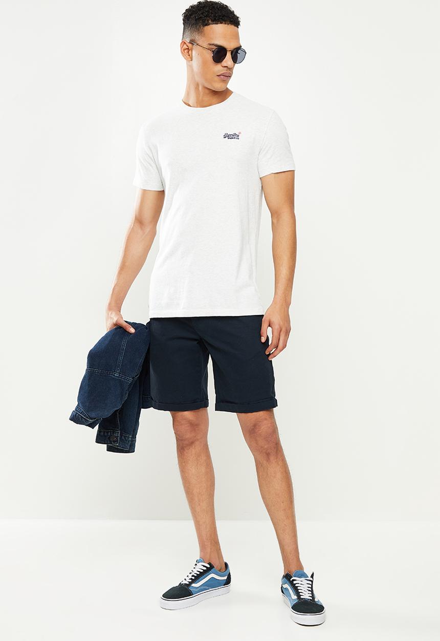 Superdry. - Ol vintage emb tee - queen marl