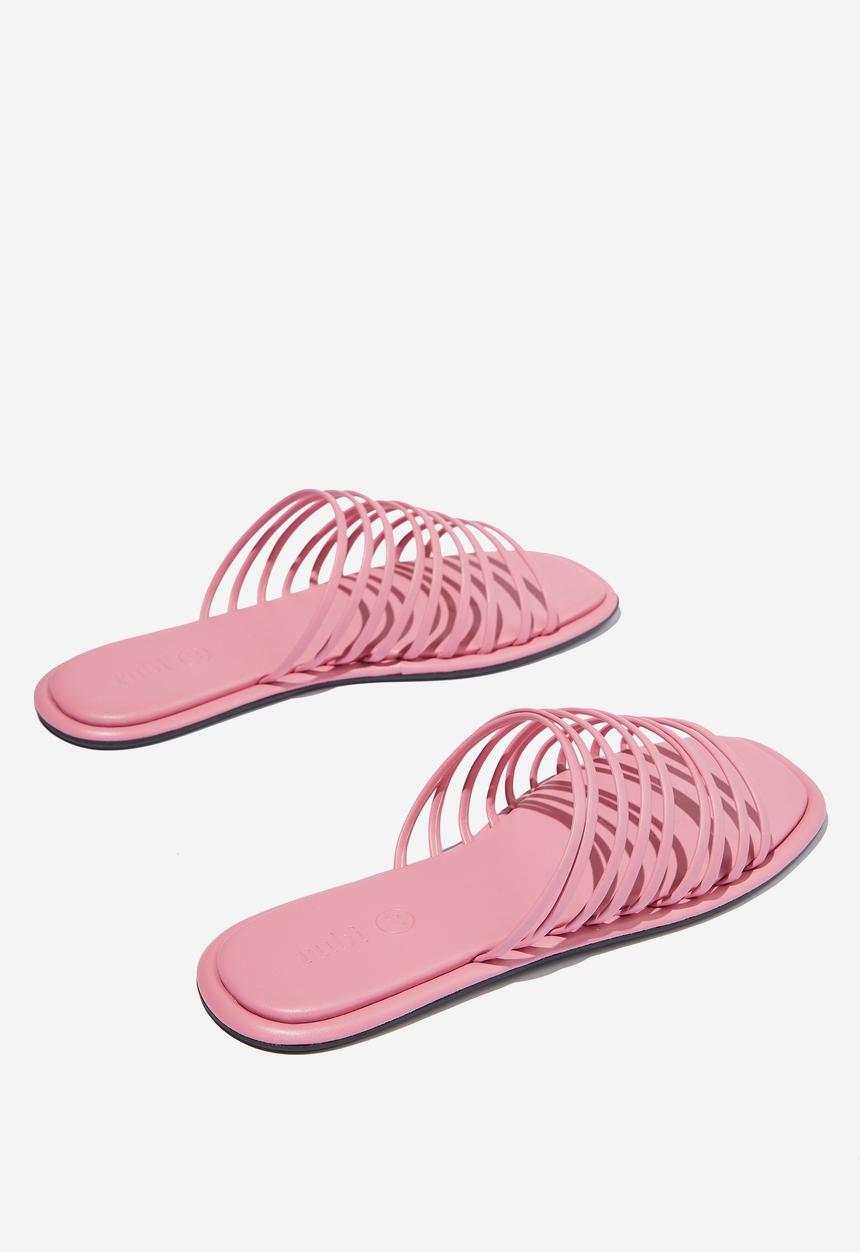 Cotton On - Ellie strappy slide - retro pink pu
