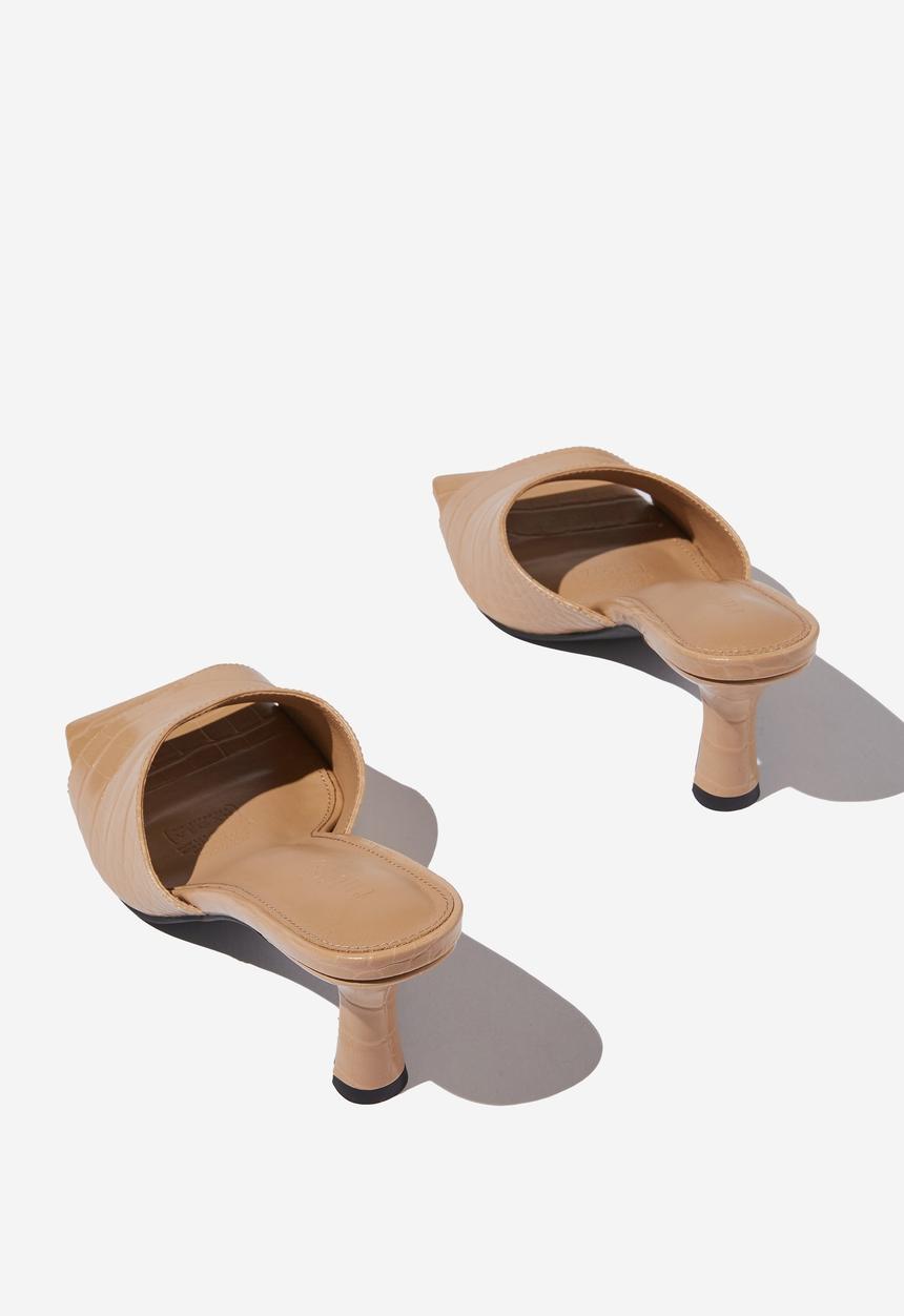 Cotton On - Elsie minimal mule - camel croc pu