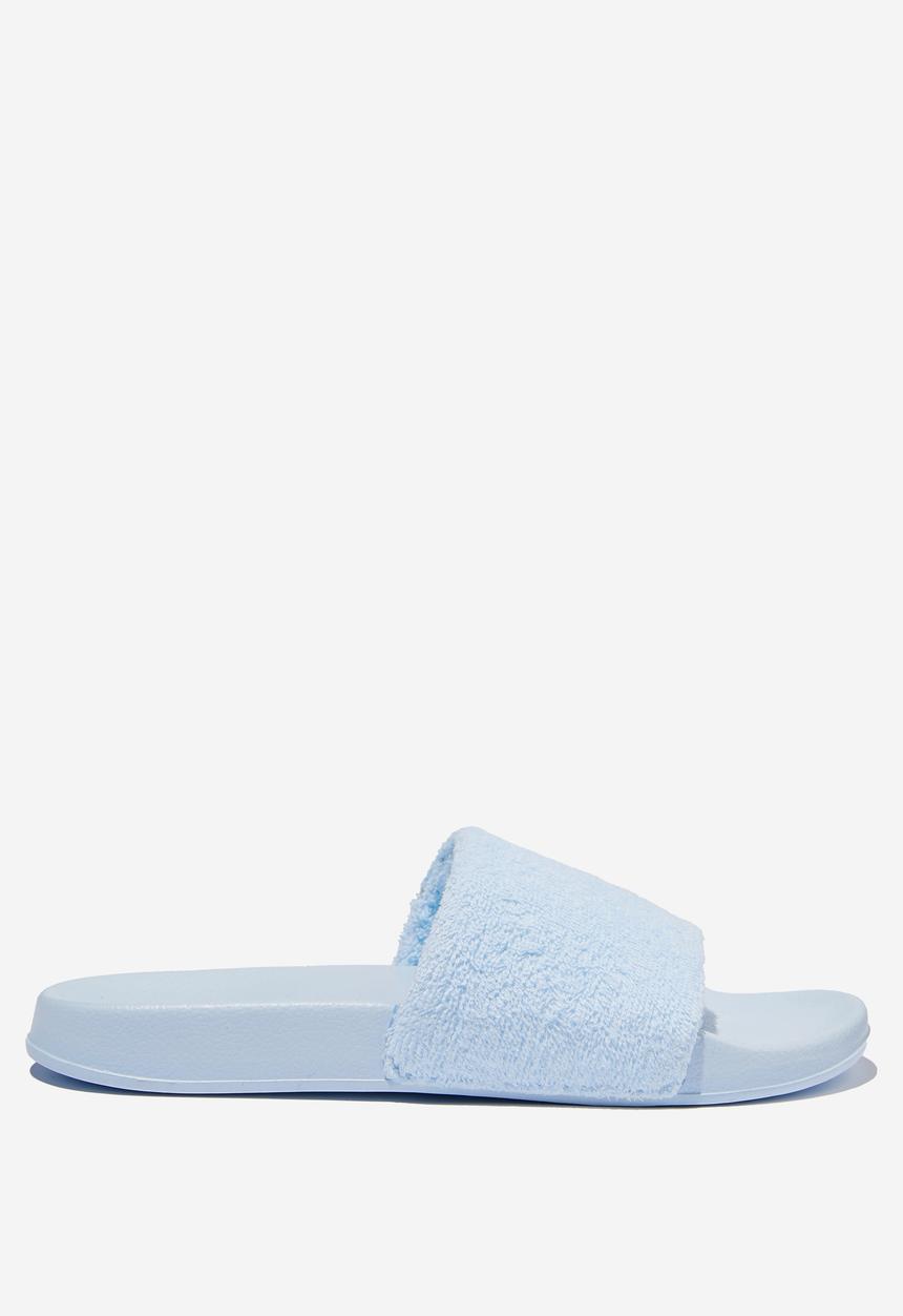 Cotton On - Wild slide - blue terry