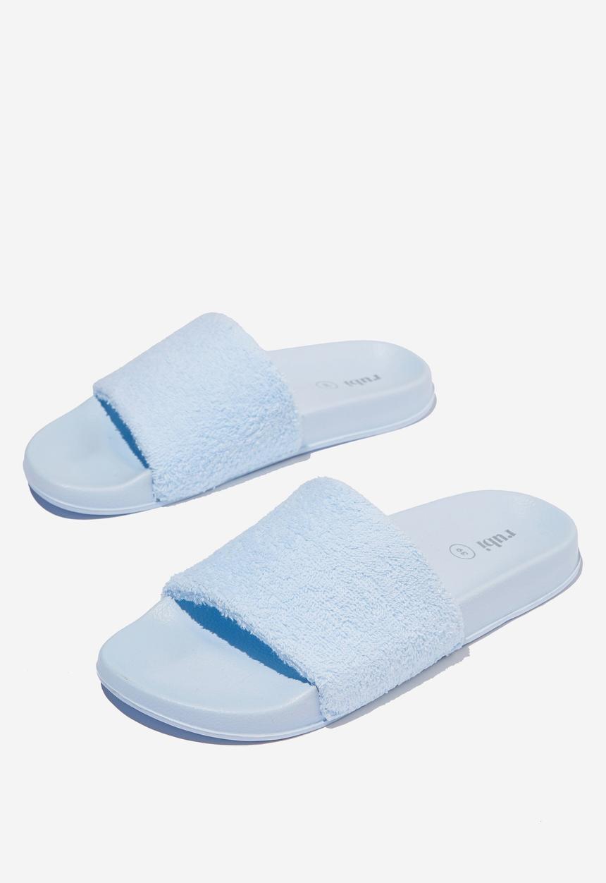 Cotton On - Wild slide - blue terry