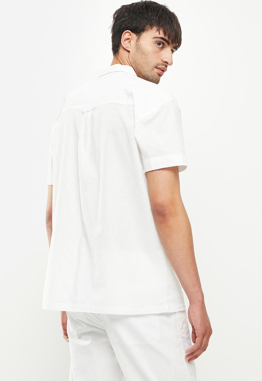 Jonathan D - Luis camp collar resort shirt - white