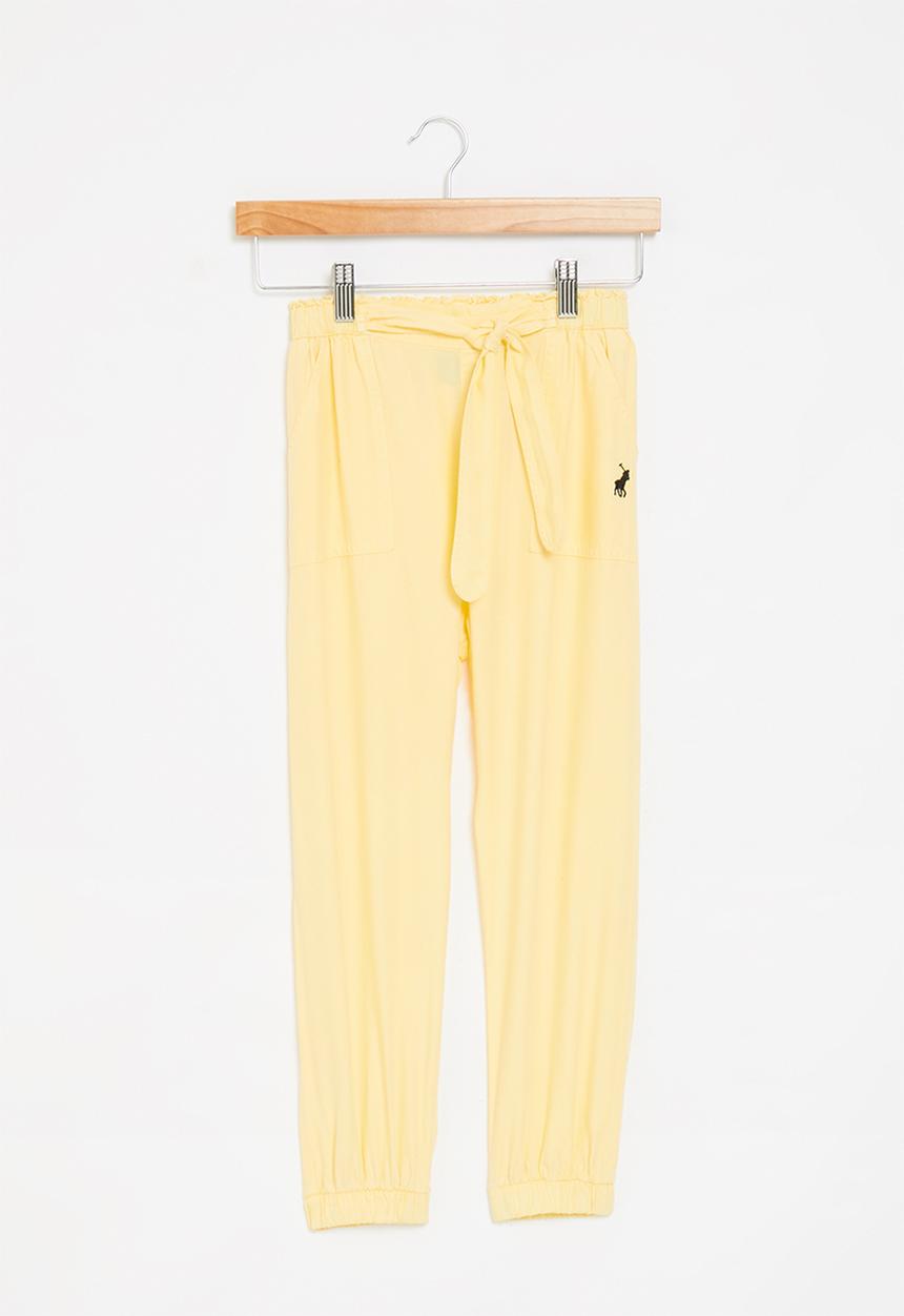 POLO - Girls chloe relaxed pant - yellow